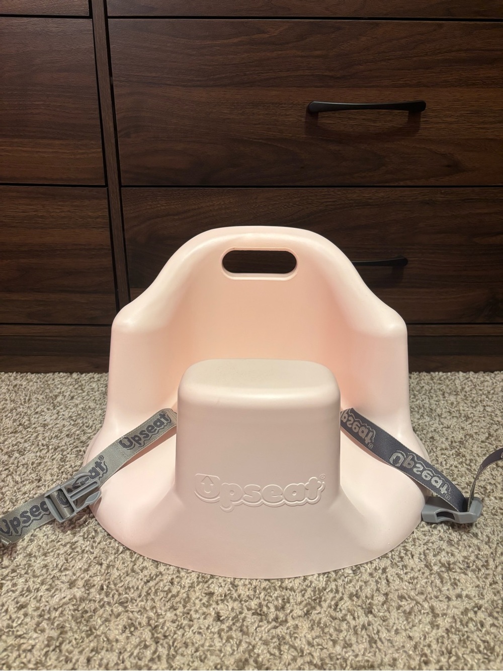 Upseat Infant Floor Seat in Pale Pink